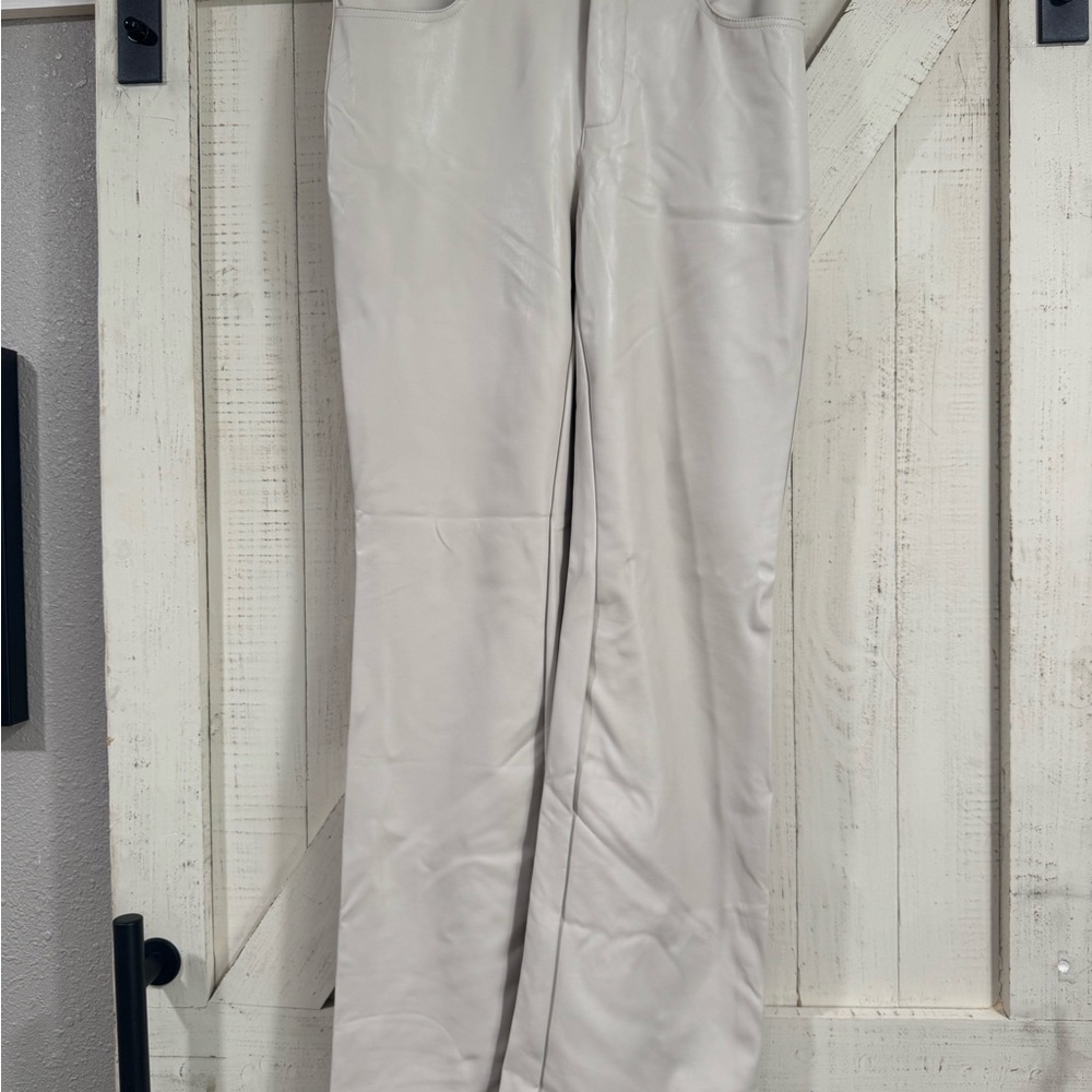 Boston Proper Faux-Leather Pants